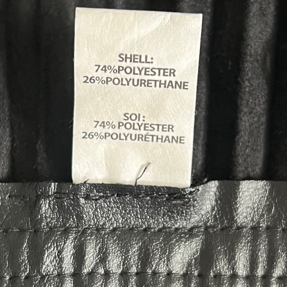 Ramy Brook Anya Mini Vegan Leather Skirt in Black Size 4 - Picture 13 of 15